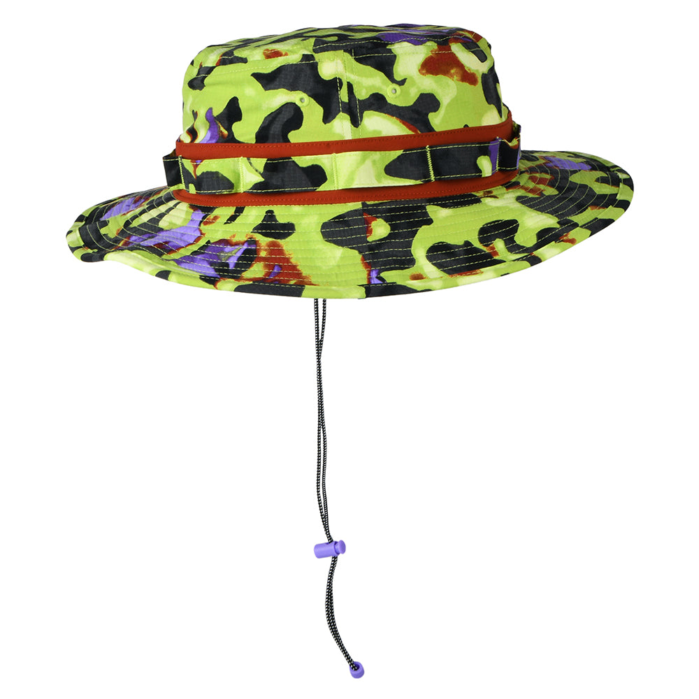 The North Face Hats Class V Brimmer Camouflage Recycled Boonie Hat - Lime-Multi