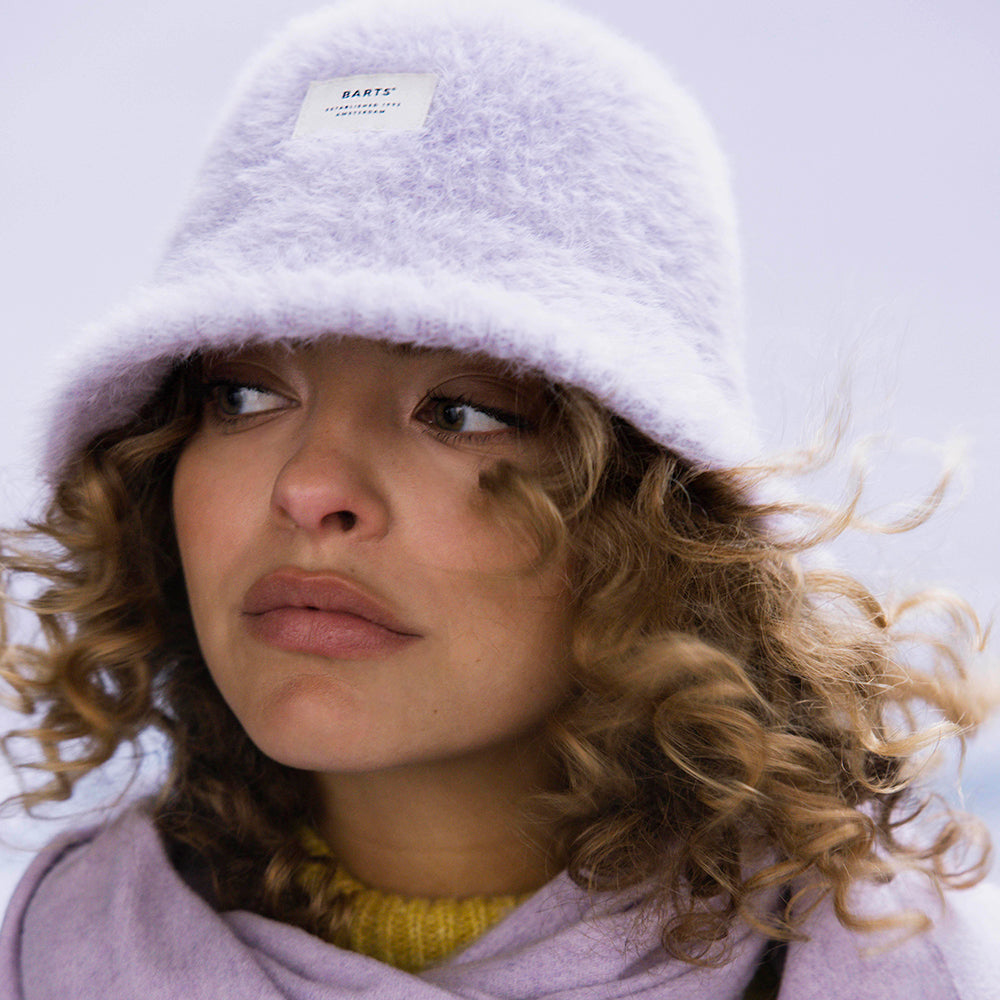 Barts Hats Saraah Faux Fur Bucket Hat - Lilac