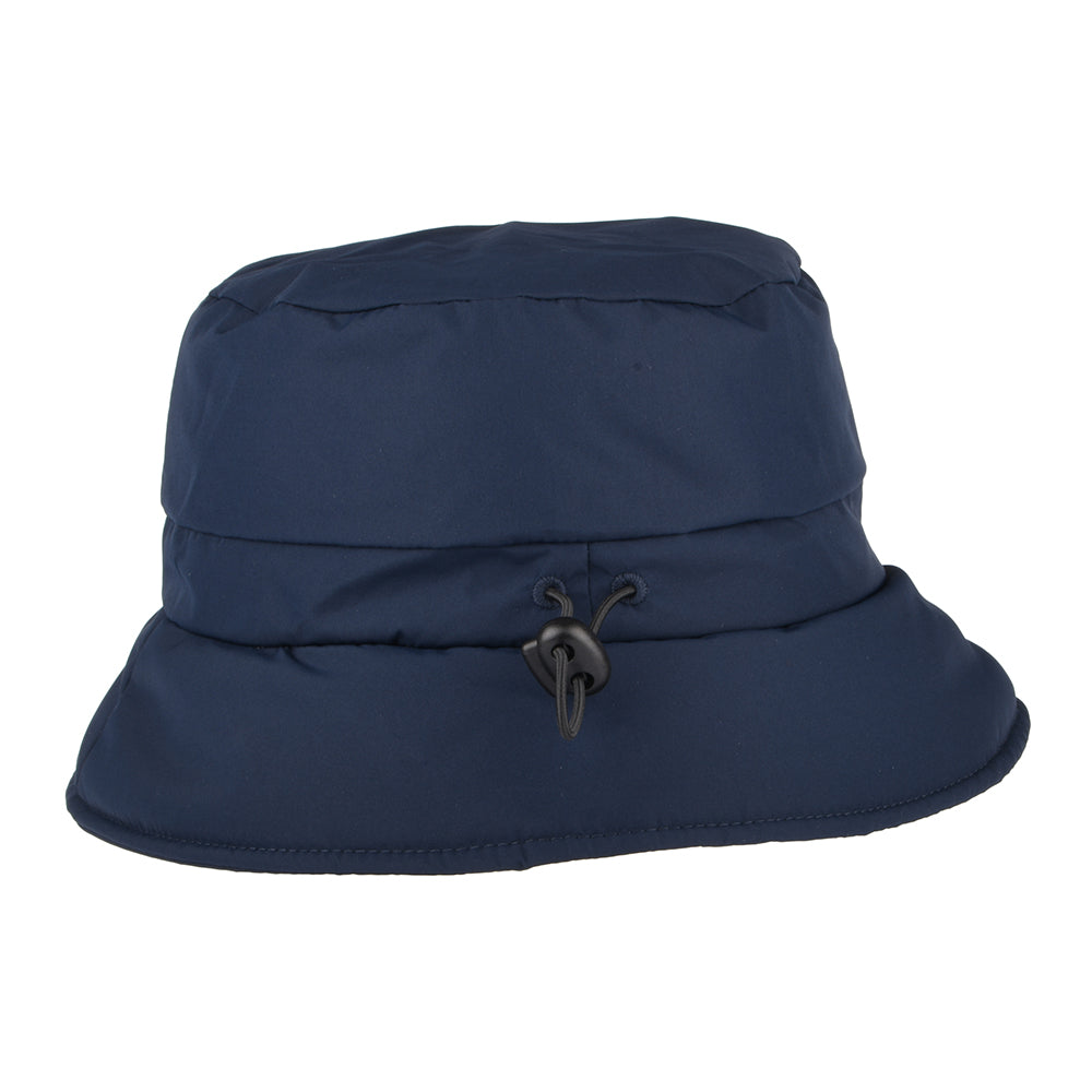 Barbour Hats Calgary Padded Showerproof Bucket Hat - Navy Blue