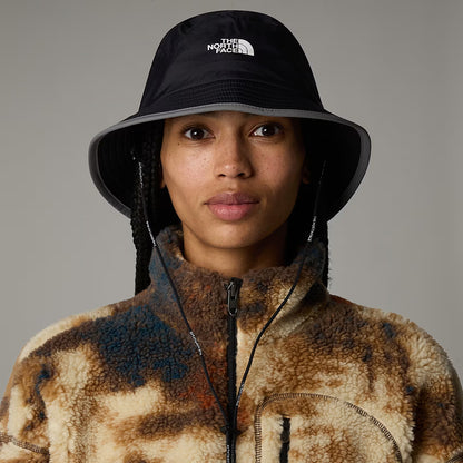 The North Face Hats Antora Waterproof Rain Bucket Hat - Black-Grey