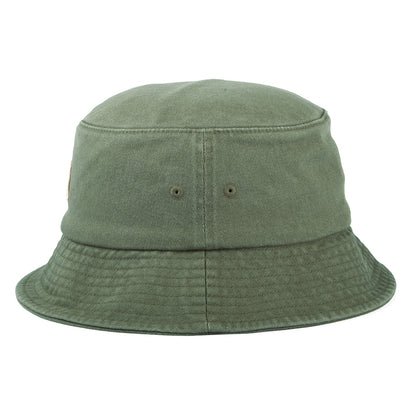 Brixton Hats Woodburn Washed Packable Bucket Hat - Olive