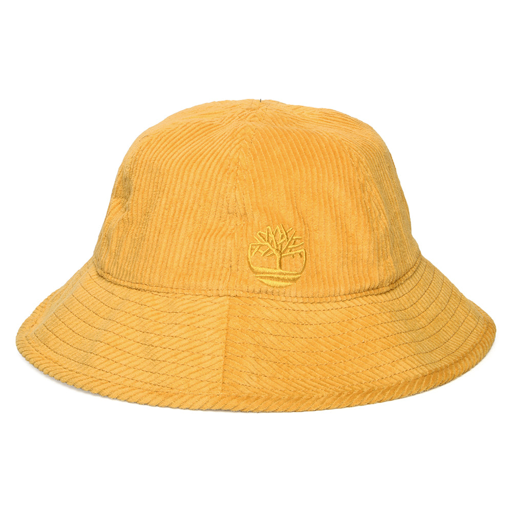 Timberland Hats Round Top Corduroy Bucket Hat - Mustard