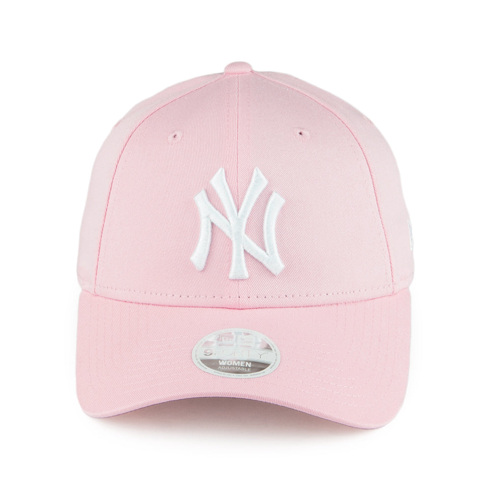 New Era Womens 9FORTY New York Yankees Baseball Cap - League Essential - Light Pink