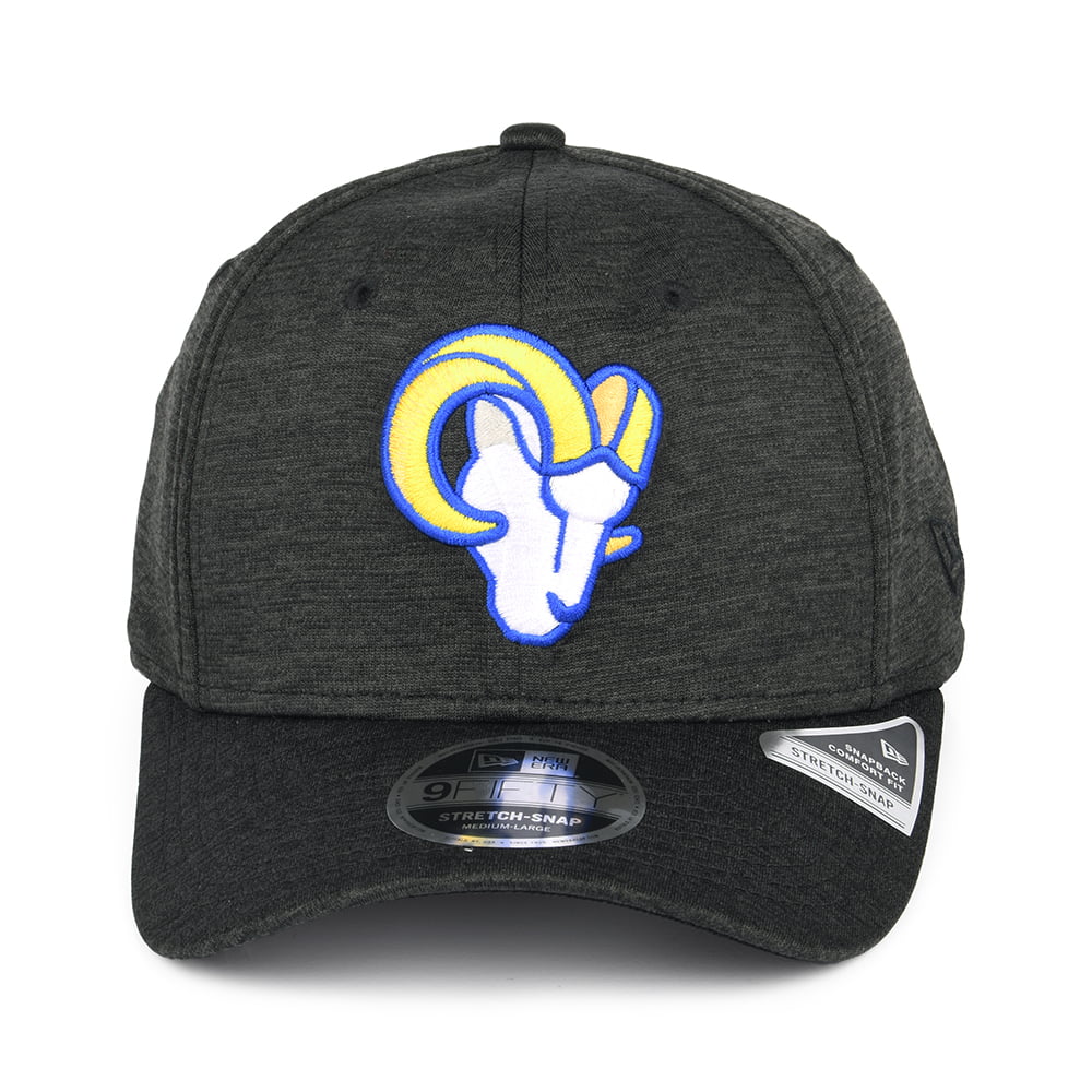 New Era 9FIFTY Los Angeles Rams Stretch Snapback Cap - NFL Total Shadow Tech - Charcoal