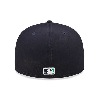 New Era 59FIFTY Seattle Mariners Baseball Cap - MLB On Field AC Perf - Navy Blue