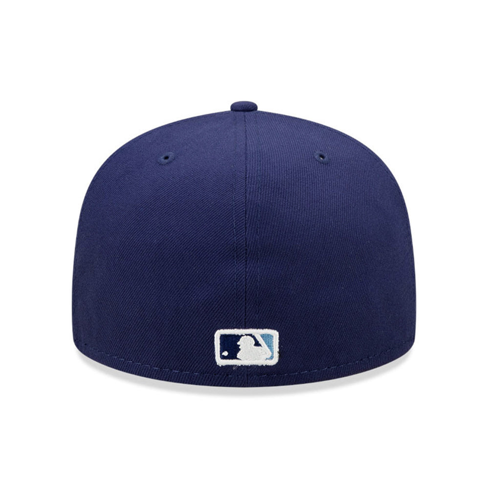 New Era 59FIFTY Tampa Bay Rays Baseball Cap - MLB On Field AC Perf - Navy Blue