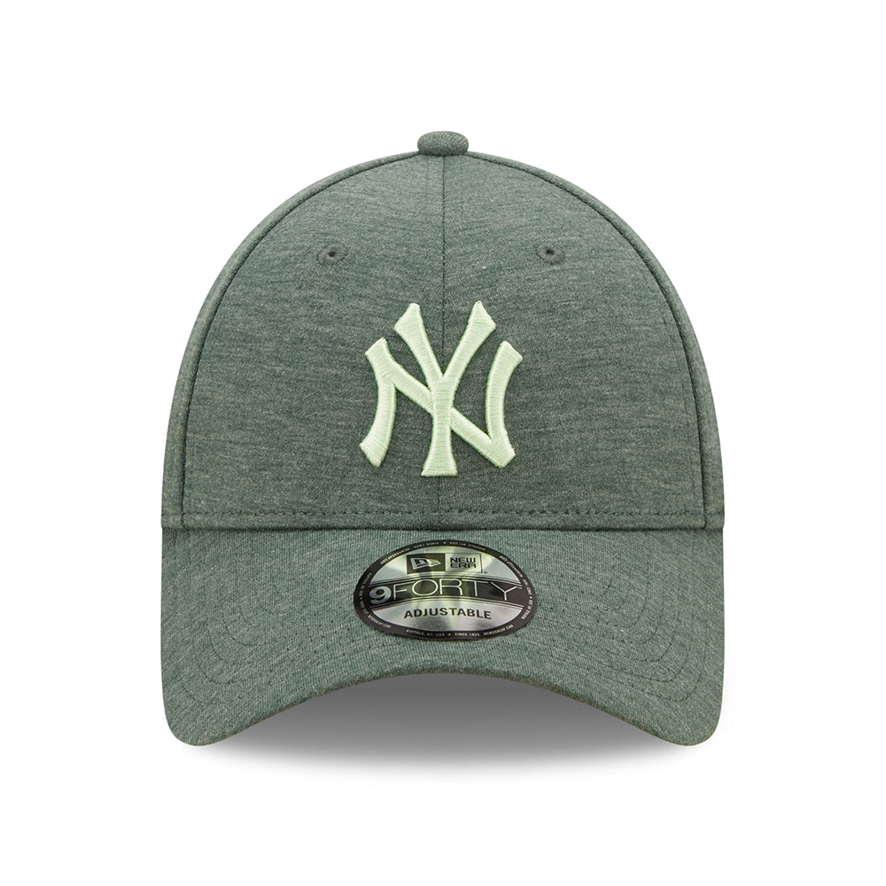 New Era 9FORTY New York Yankees Baseball Cap - MLB Jersey Essential - Olive-Light Green