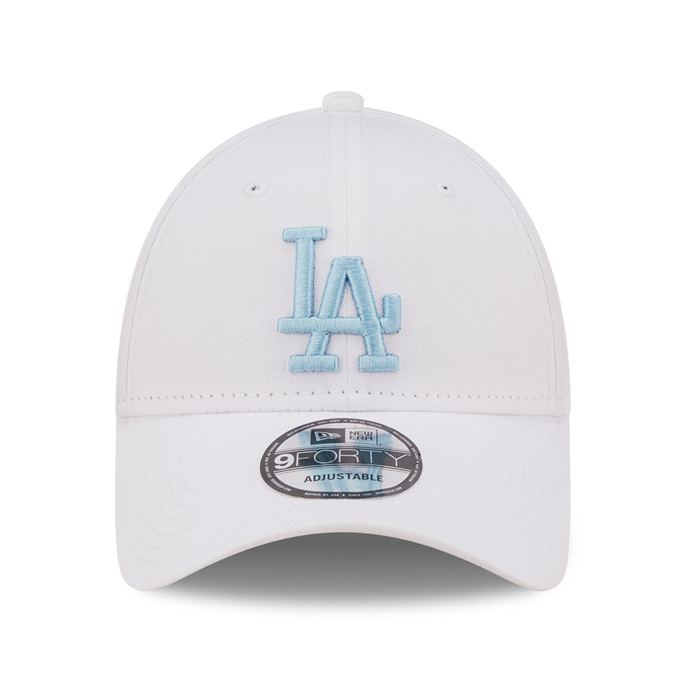 New Era 9FORTY L.A. Dodgers Baseball Cap - MLB League Essential - White-Light Blue