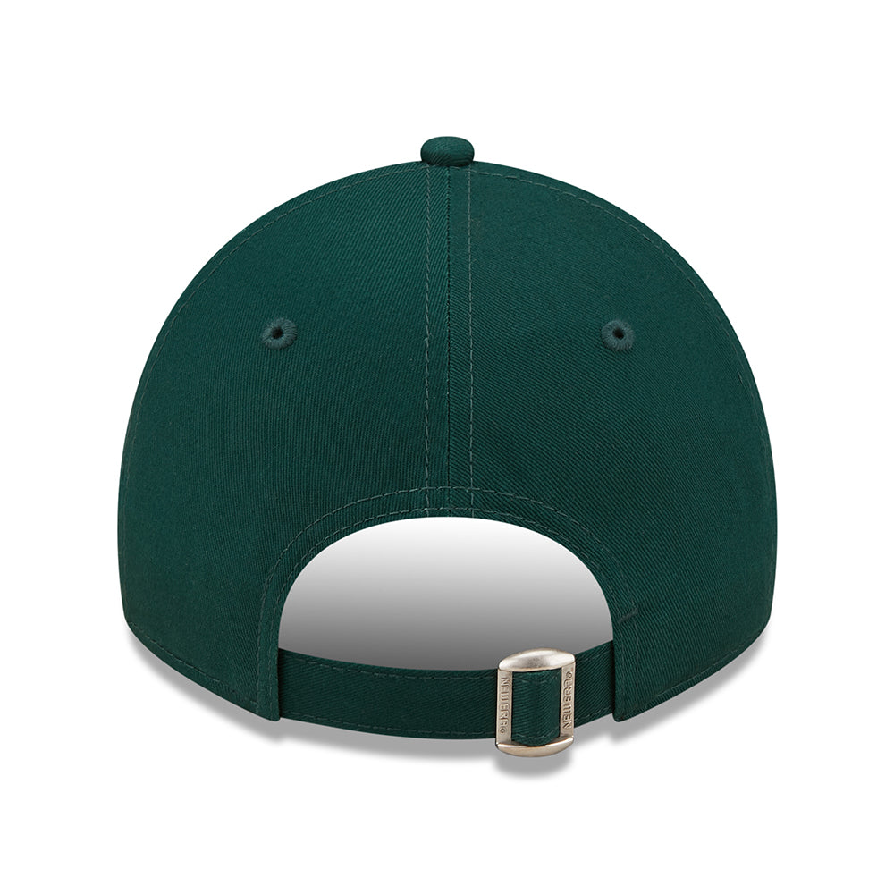 New Era 9TWENTY Oakland Athletics Baseball Cap - MLB League Essential - Dark Green-White