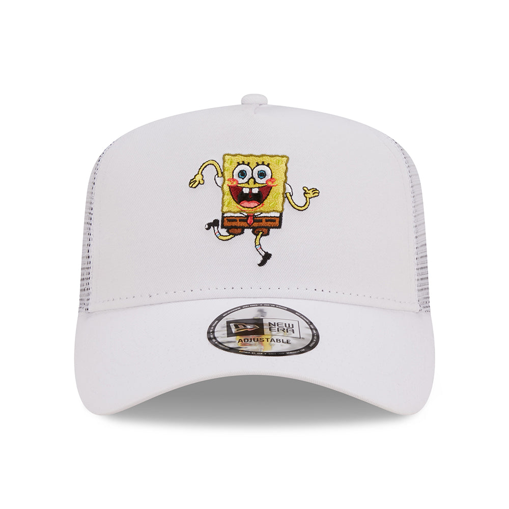 New Era SpongeBob SquarePants A-Frame Trucker Cap - Nickelodeon - White