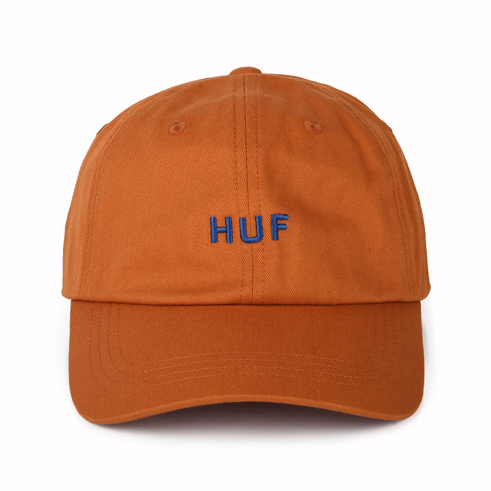 HUF Original Logo Curved Brim Cotton Baseball Cap - Orange