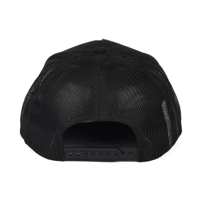 Brixton Hats Alpha Block NetPlus C MP Trucker Cap - Black On Black