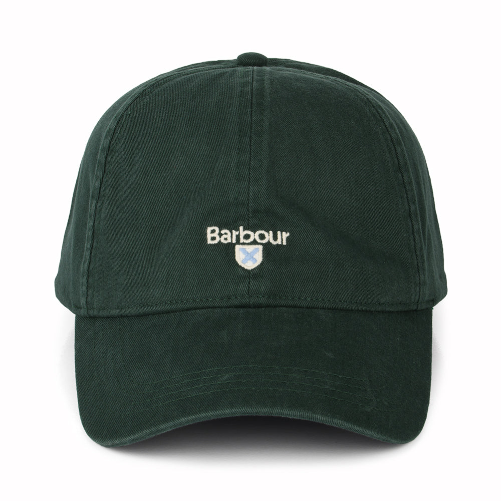 Barbour Hats Cascade Cotton Baseball Cap - Bottle Green