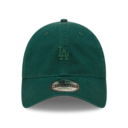 New Era 9TWENTY L.A. Dodgers Baseball Cap - MLB Mini Logo - Dark Green