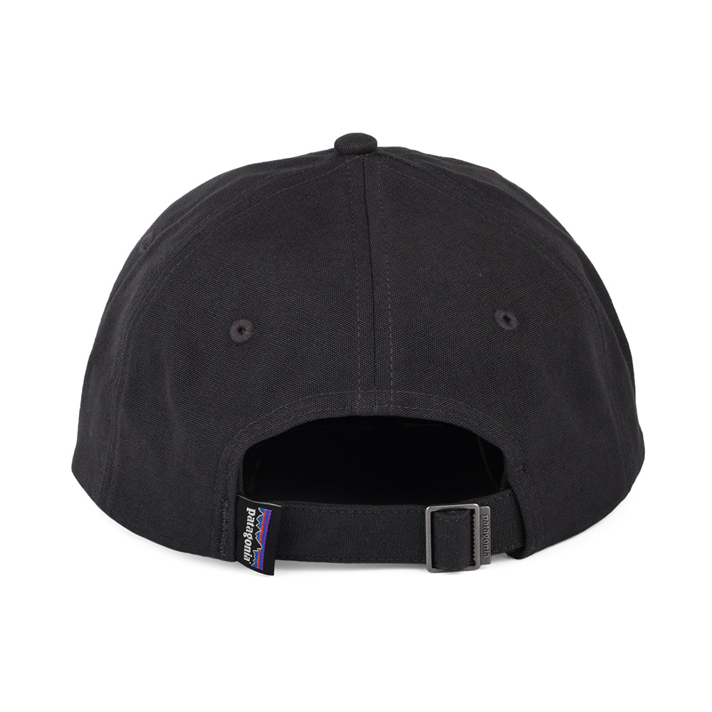 Patagonia Hats Fitz Roy Icon Trad Organic Cotton Baseball Cap - Ink Black