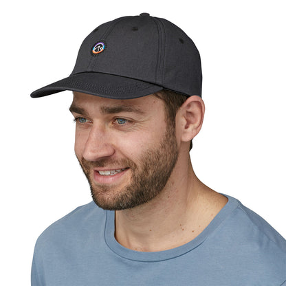 Patagonia Hats Fitz Roy Icon Trad Organic Cotton Baseball Cap - Ink Black