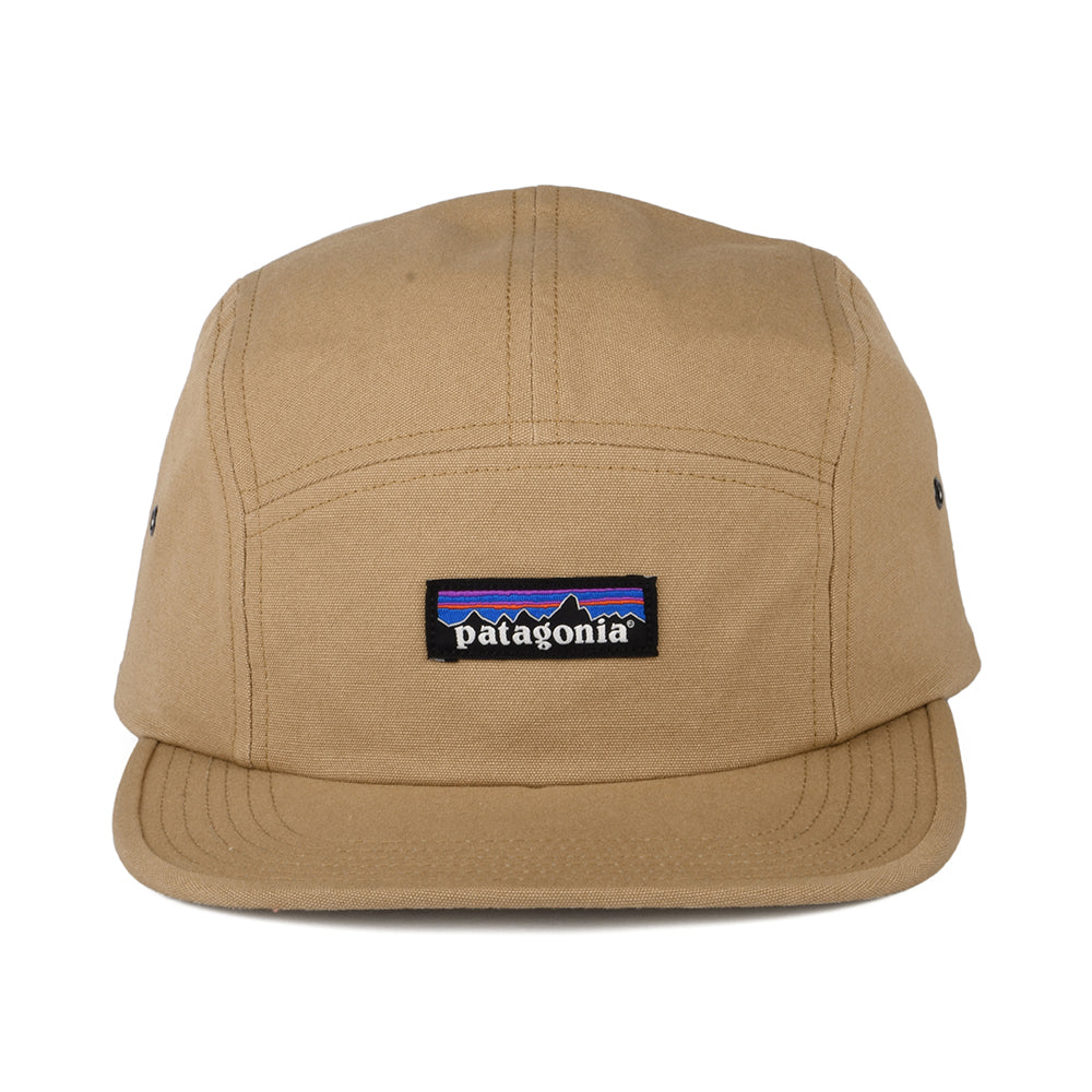 Patagonia Hats P-6 Label Maclure Organic Cotton 5 Panel Cap - Desert Sand