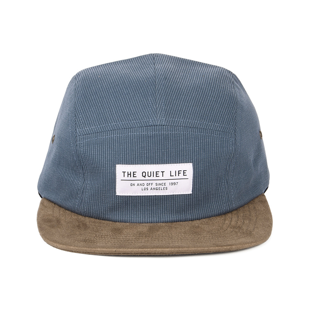 The Quiet Life Hats Cord Combo 5 Panel Cap - Blue-Tan