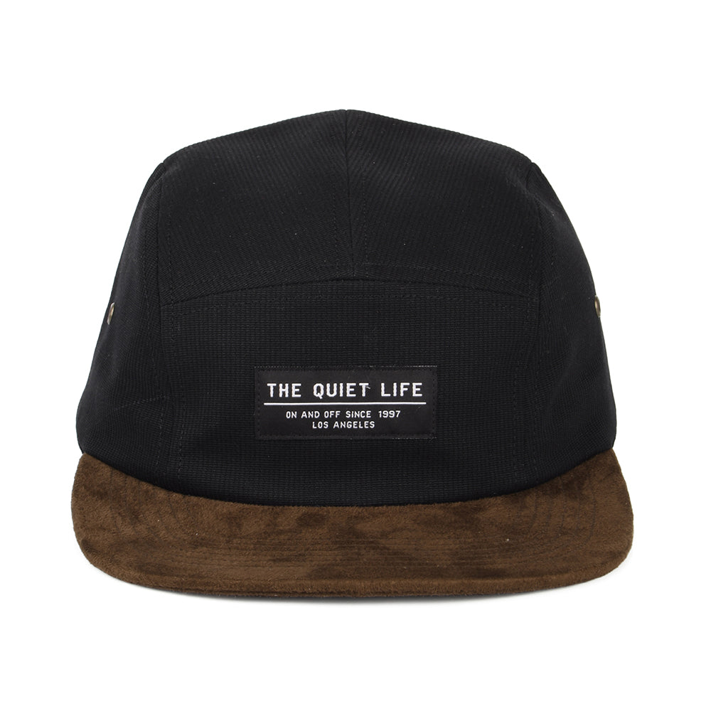 The Quiet Life Hats Cord Combo 5 Panel Cap - Black-Brown