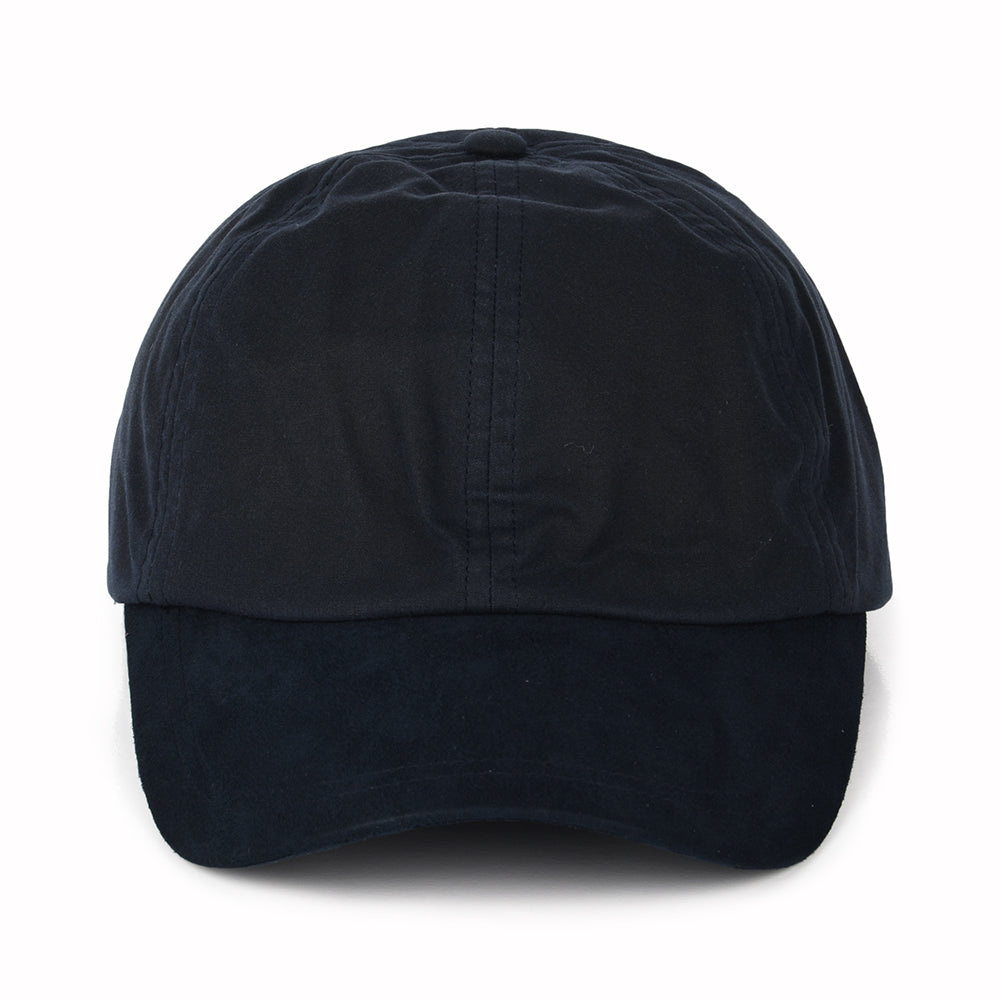 Failsworth Hats British Waxed Cotton Baseball Cap - Navy Blue