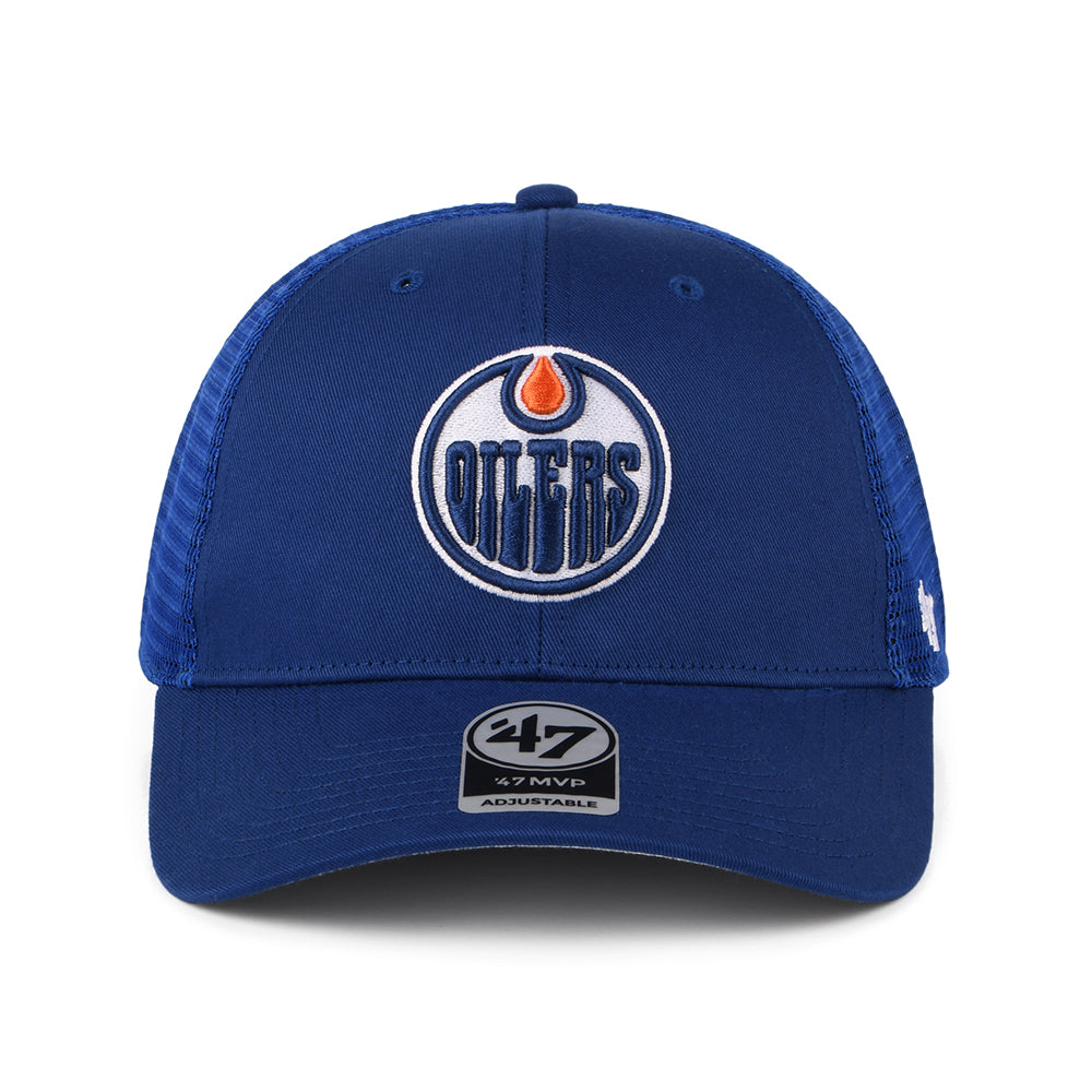 47 Brand Edmonton Oilers Trucker Cap - NHL Branson MVP - Royal Blue