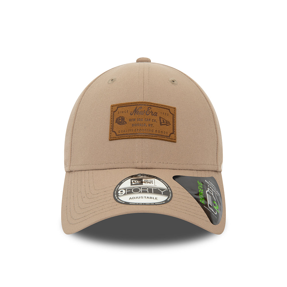 New Era 9FORTY Repreve Baseball Cap - New World - Light Brown