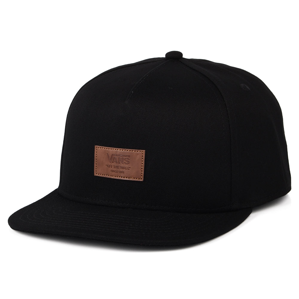 Vans Hats Off The Wall Patch Snapback Cap - Black