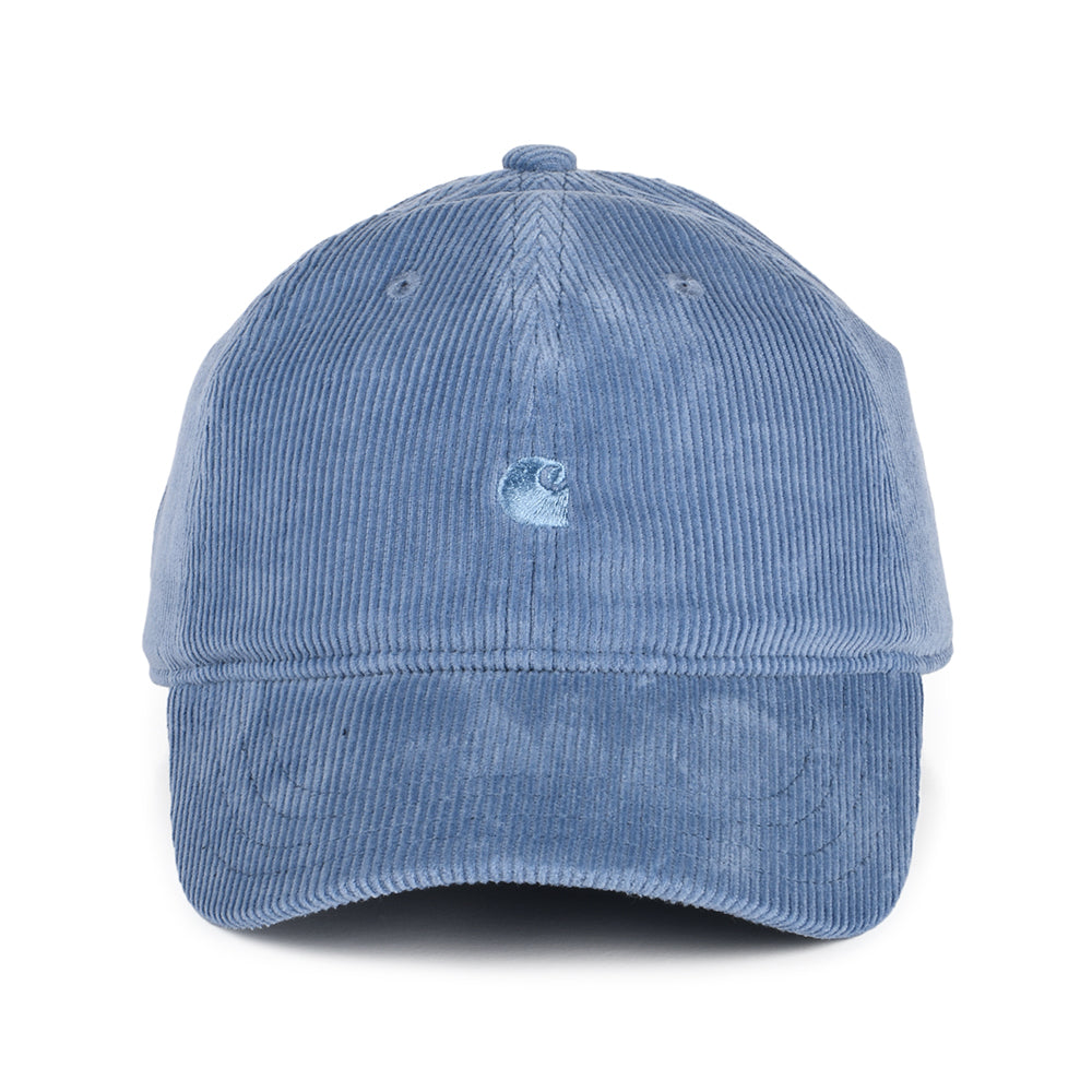 Carhartt WIP Hats Harlem Corduroy Tonal Baseball Cap - Slate Blue