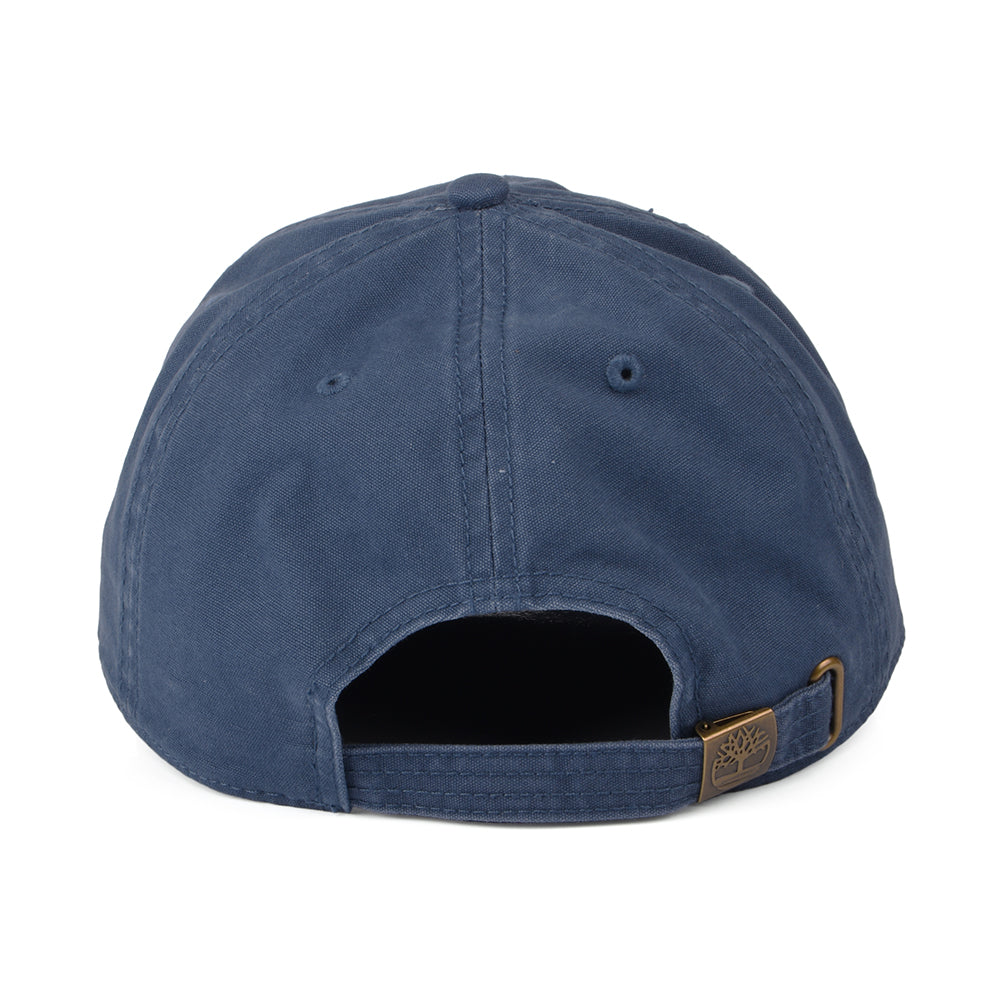 Timberland Hats Soundview Cotton Canvas Baseball Cap - Washed Blue