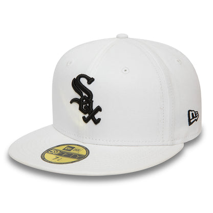 New Era 59FIFTY Chicago White Sox Baseball Cap - MLB League Essential - White-Black