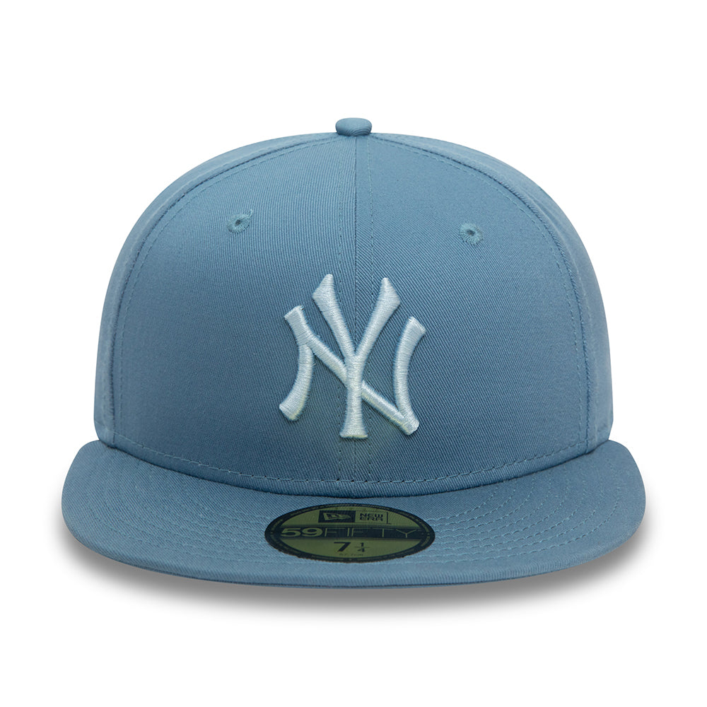 New Era 59FIFTY New York Yankees Baseball Cap - MLB League Essential - Light Blue-Ice Blue