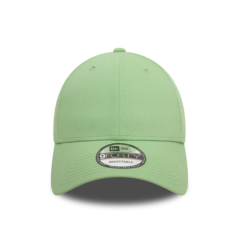 New Era 9FORTY Cotton Blank Baseball Cap - NE Essential - Light Green