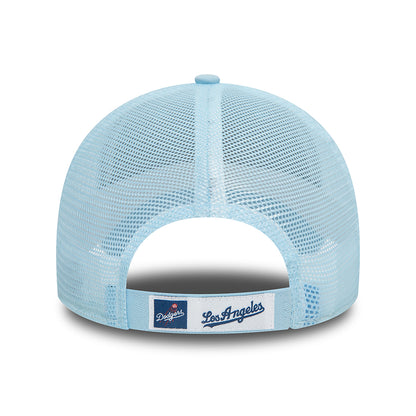 New Era 9FORTY L.A. Dodgers Trucker Cap - MLB Home Field - Ice Blue-Blue