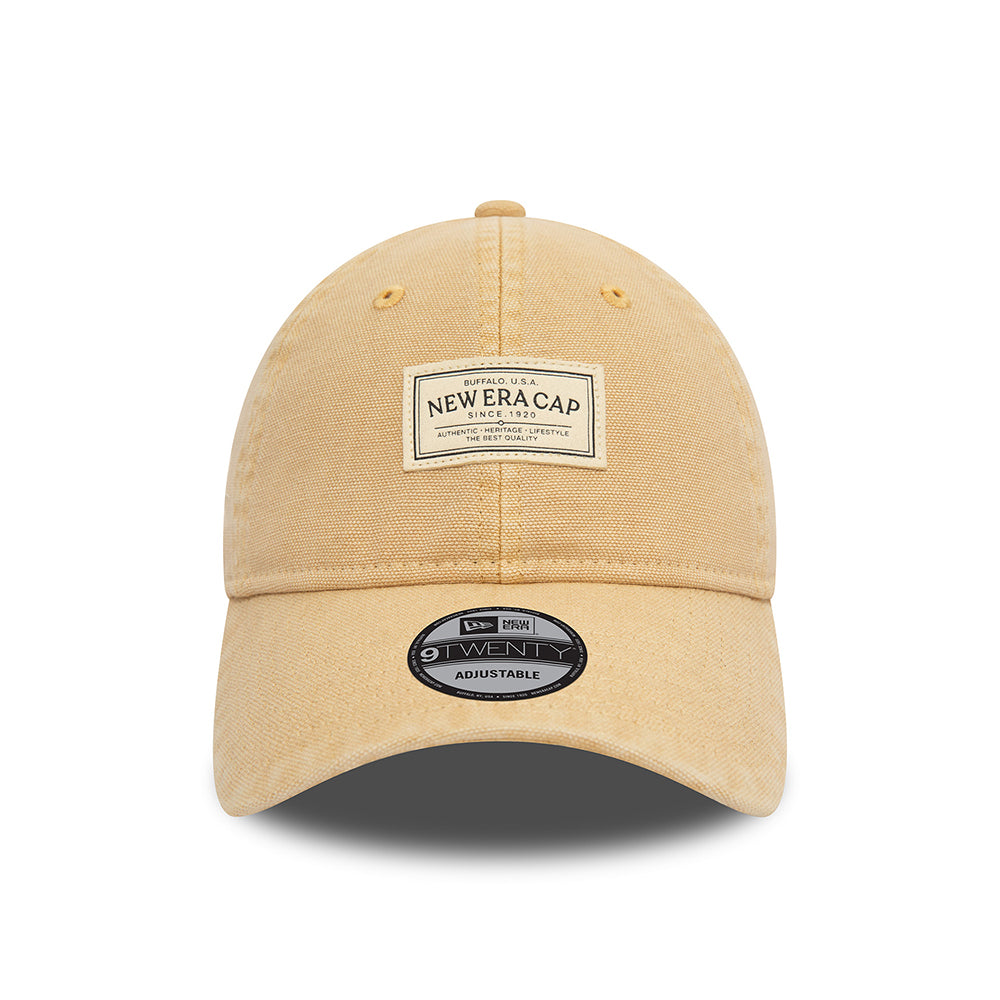 New Era 9TWENTY Cotton Baseball Cap - NE Canvas - Oatmeal