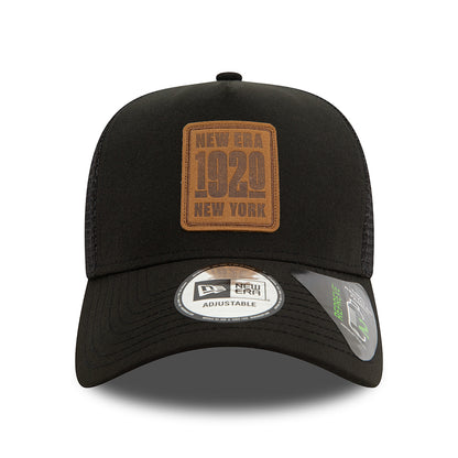 New Era NE Repreve A-Frame Trucker Cap - Black