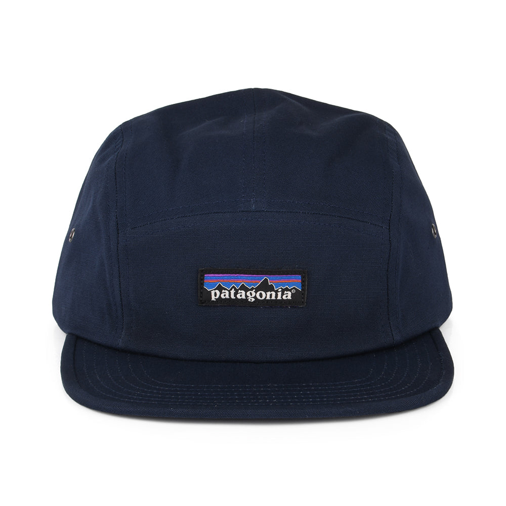 Patagonia Hats P-6 Label Maclure Organic Cotton 5 Panel Cap - Navy Blue