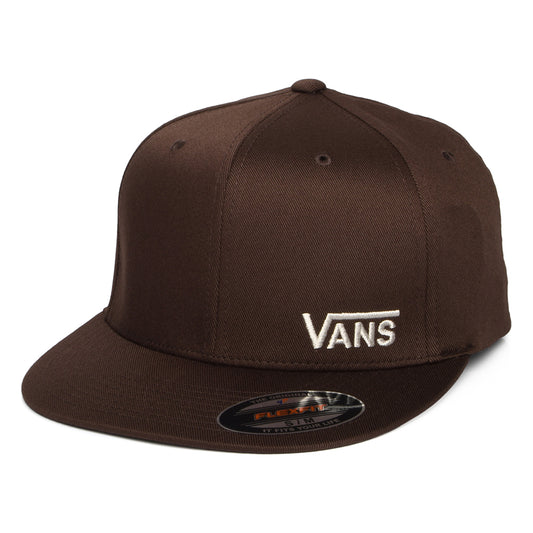 Vans Hats Splitz Flexfit Baseball Cap - Dark Brown