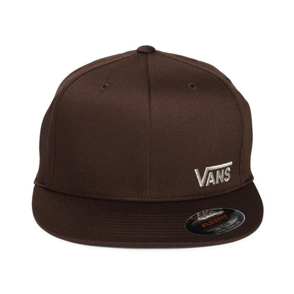 Vans Hats Splitz Flexfit Baseball Cap - Dark Brown