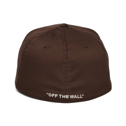 Vans Hats Splitz Flexfit Baseball Cap - Dark Brown