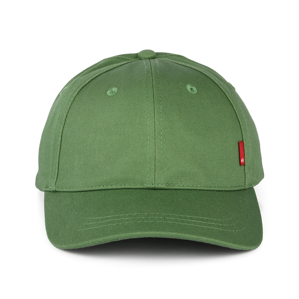 Levi's Hats Classic Twill Red Tab Baseball Cap With Blank Tab - Green