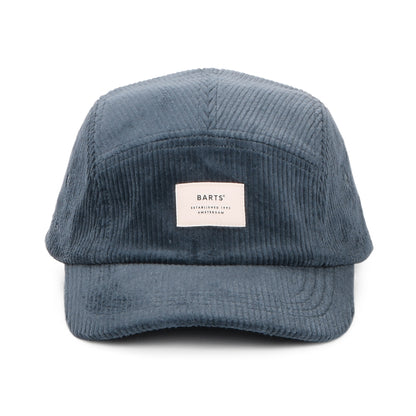 Barts Hats Hardford Corduroy 5 Panel Cap - Navy Blue