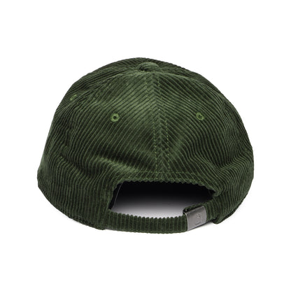 Carhartt WIP Hats Harlem Wide Wale Corduroy Baseball Cap - Moss