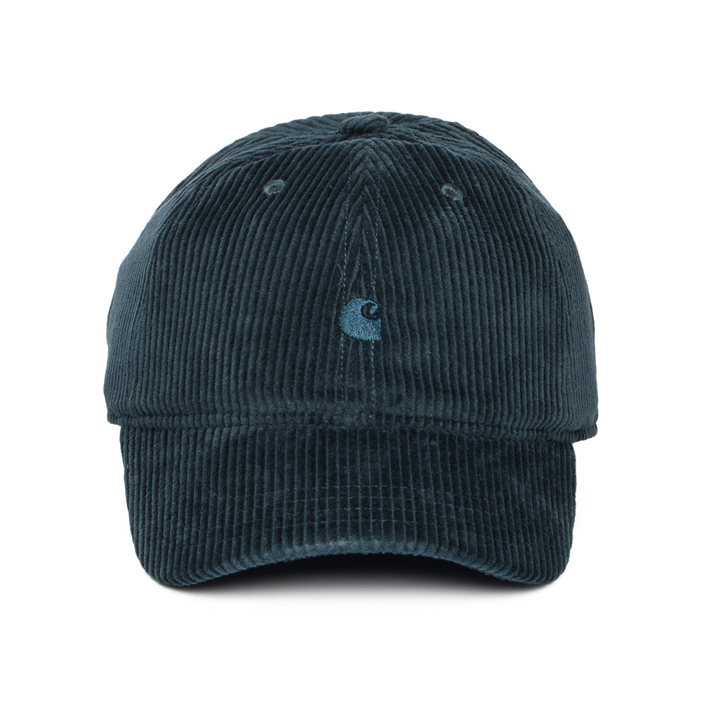 Carhartt WIP Hats Harlem Wide Wale Corduroy Baseball Cap - Teal