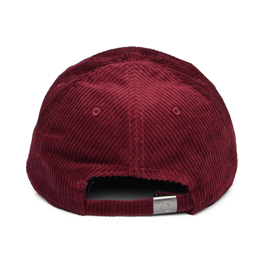 Carhartt WIP Hats Harlem Wide Wale Corduroy Baseball Cap - Wine