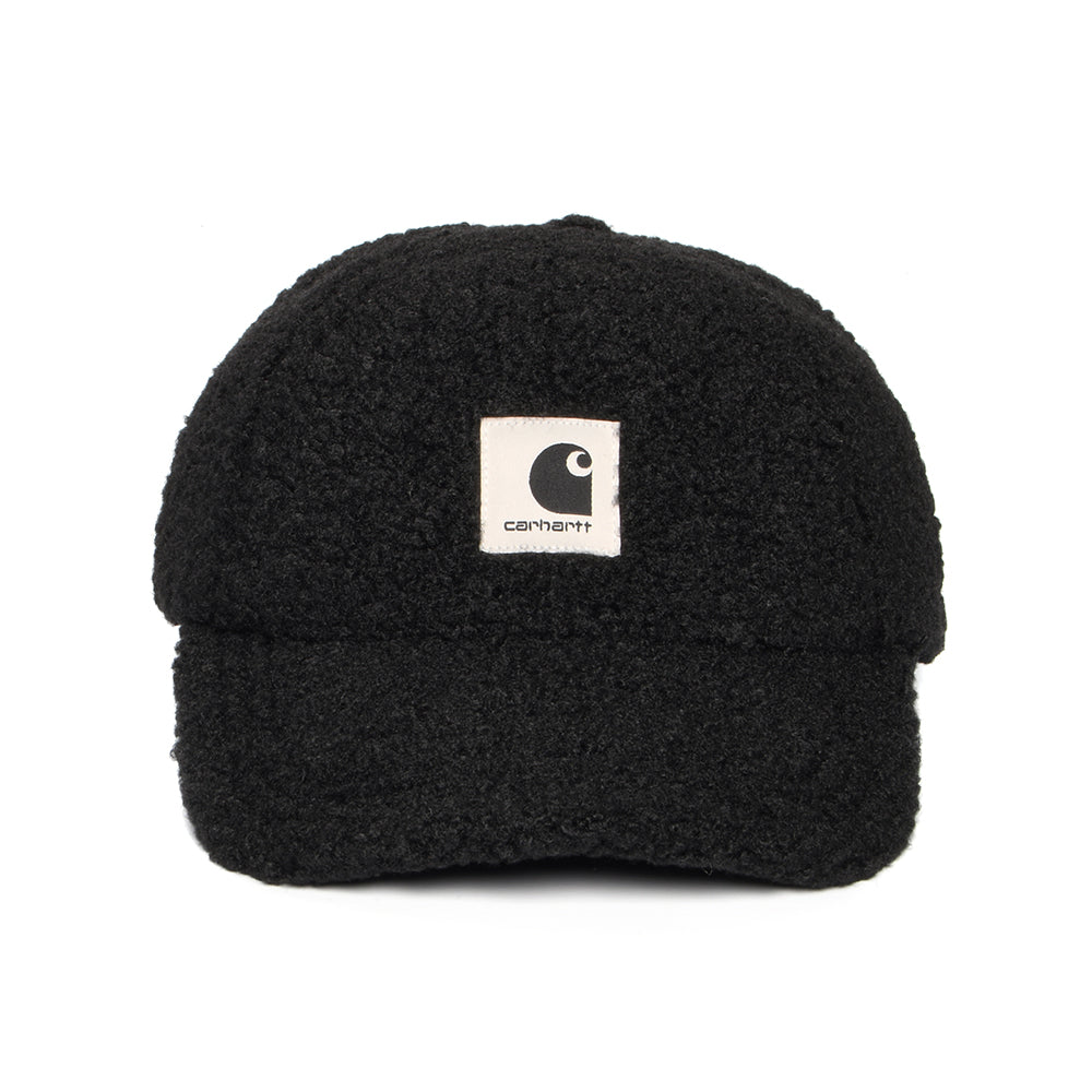 Carhartt WIP Hats Orla Faux Sherpa Baseball Cap - Black