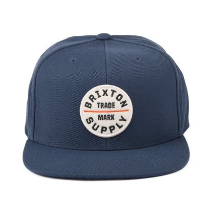 Brixton Hats Oath III Snapback Cap - Slate Blue