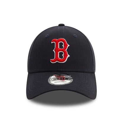 New Era 9FORTY Boston Red Sox Baseball Cap - MLB Side Patch - Navy Blue