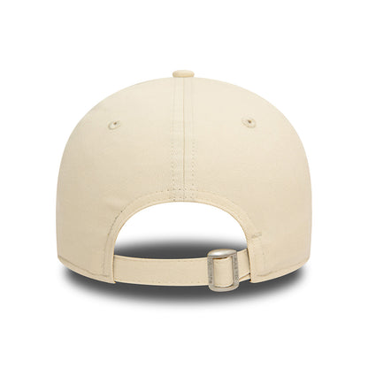 New Era 9FORTY Cotton Blank Baseball Cap - NE Essential - Cream