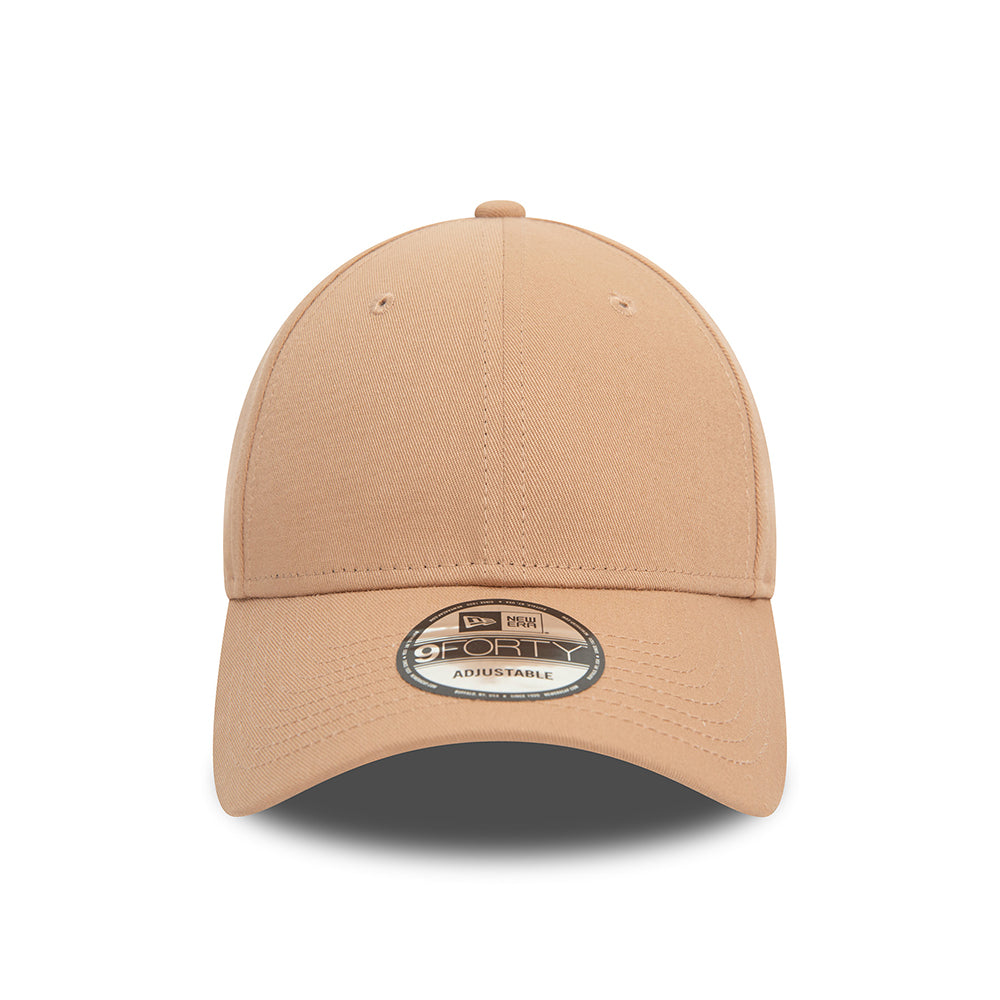 New Era 9FORTY Cotton Blank Baseball Cap - NE Essential - Taupe