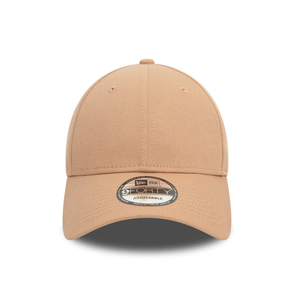 New Era 9FORTY Cotton Blank Baseball Cap - NE Essential - Taupe